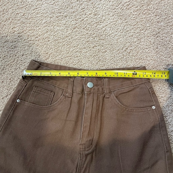 Women's SHEIN brown distressed Cargo Pants - Picture 5 of 8